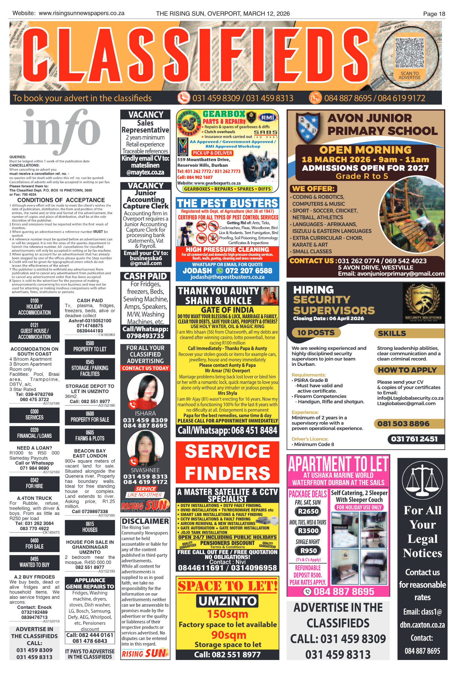 Rising Sun Overport E-Paper, March 12, 2026 page 18