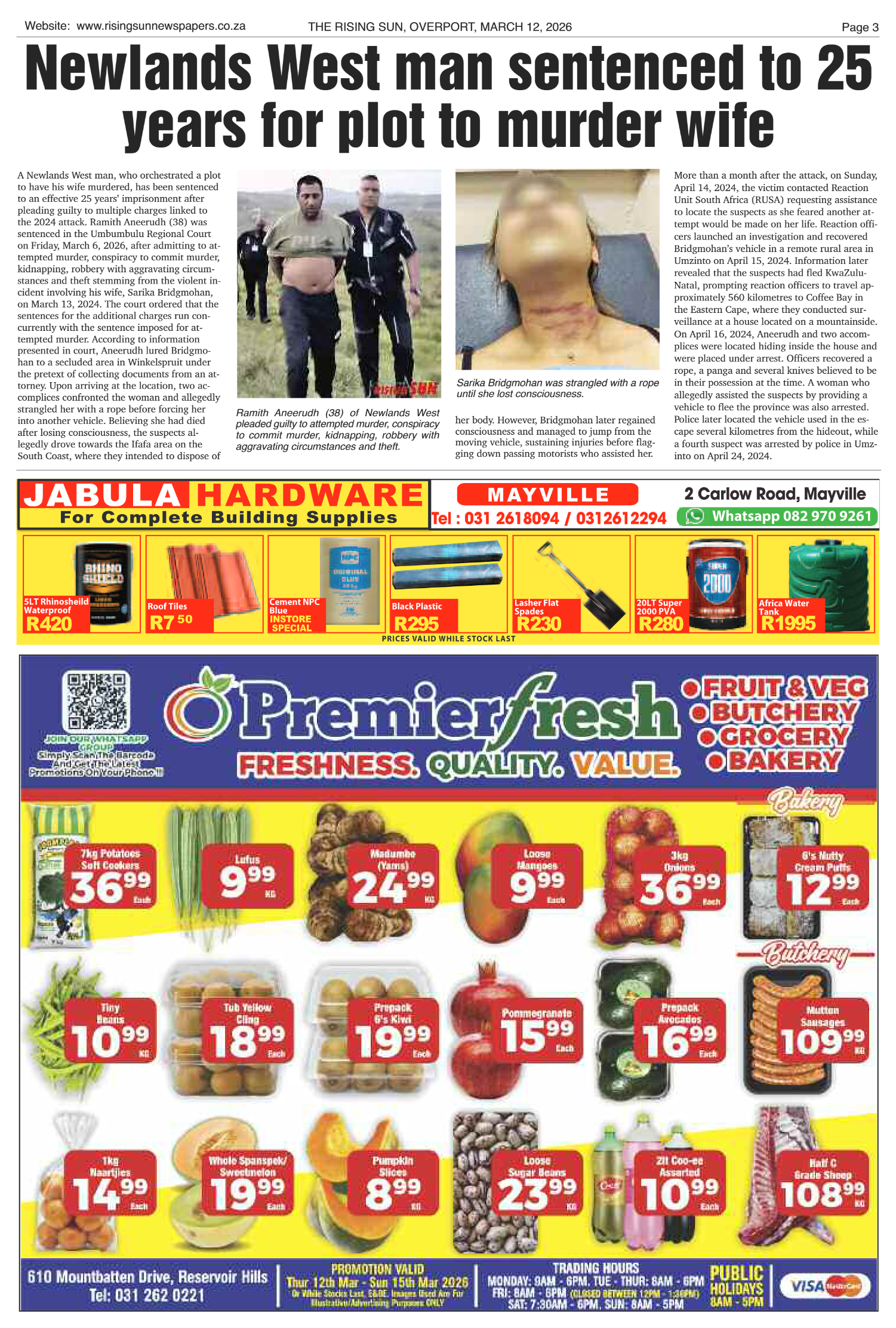 Rising Sun Overport E-Paper, March 12, 2026 page 3