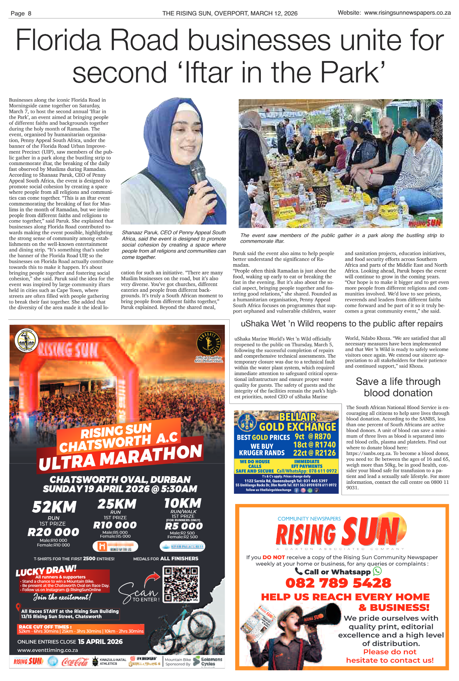 Rising Sun Overport E-Paper, March 12, 2026 page 8