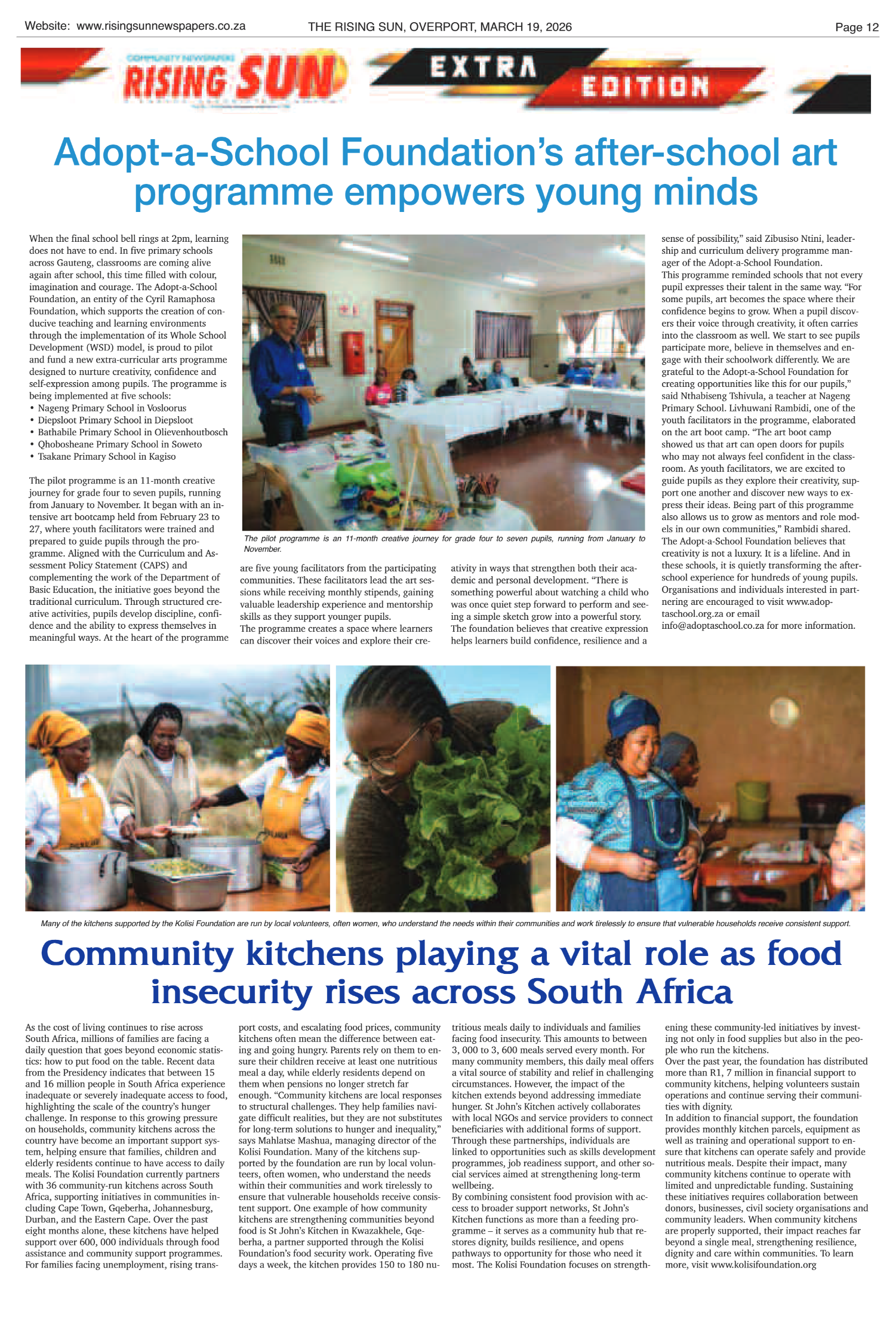 Rising Sun Overport E-Paper, March 19, 2026 page 12