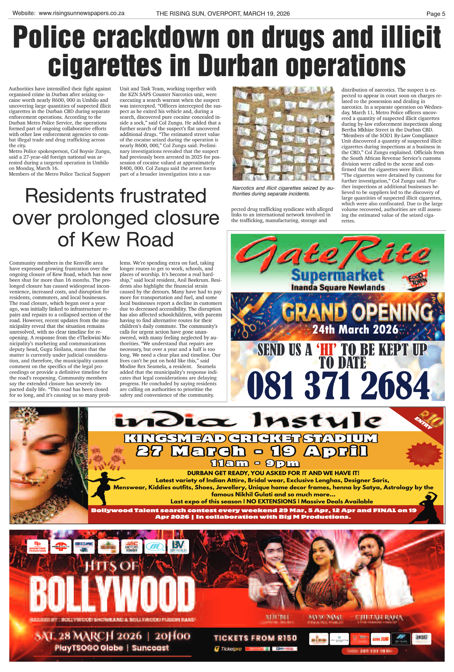 Rising Sun Overport E-Paper, March 19, 2026 page 5