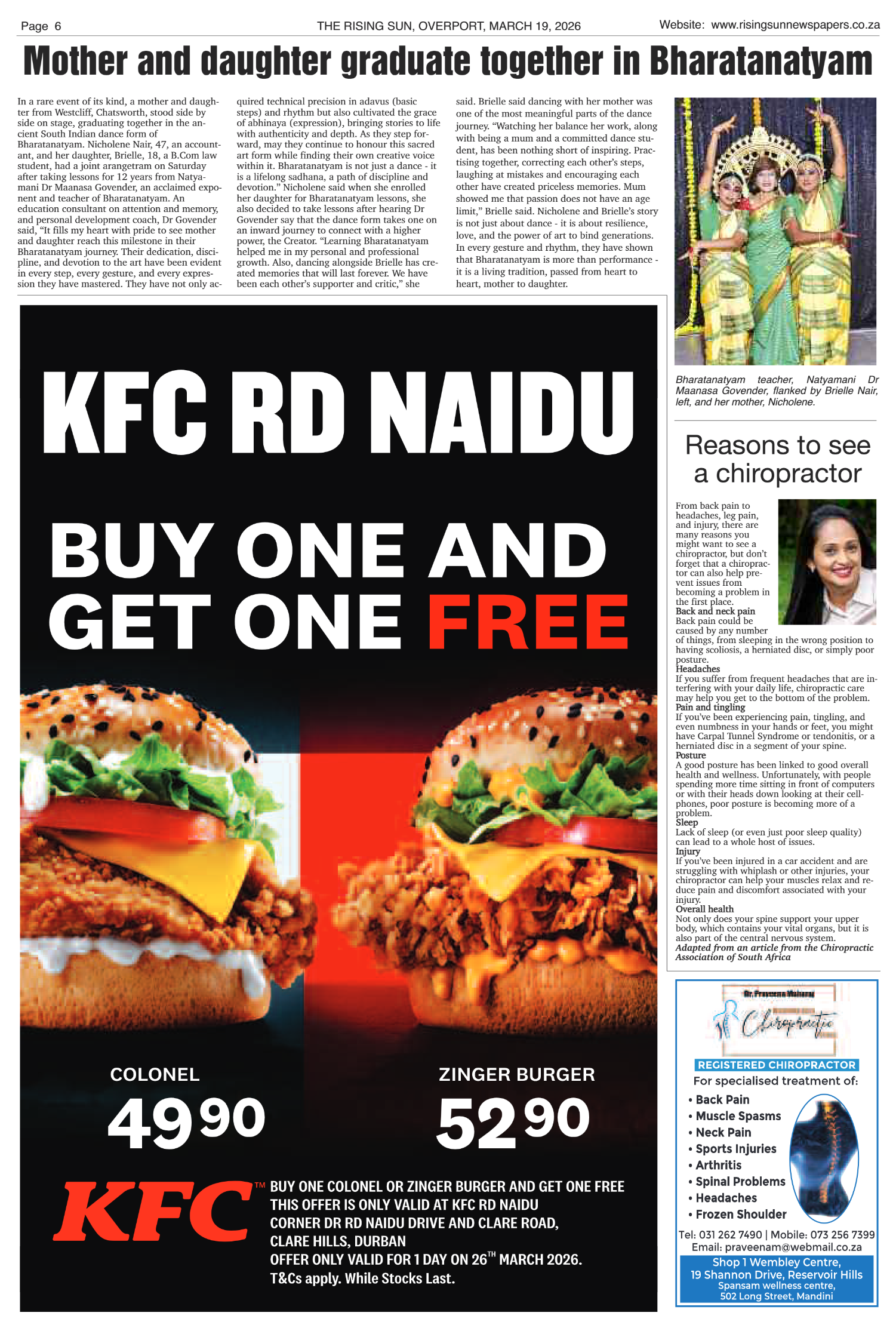 Rising Sun Overport E-Paper, March 19, 2026 page 6
