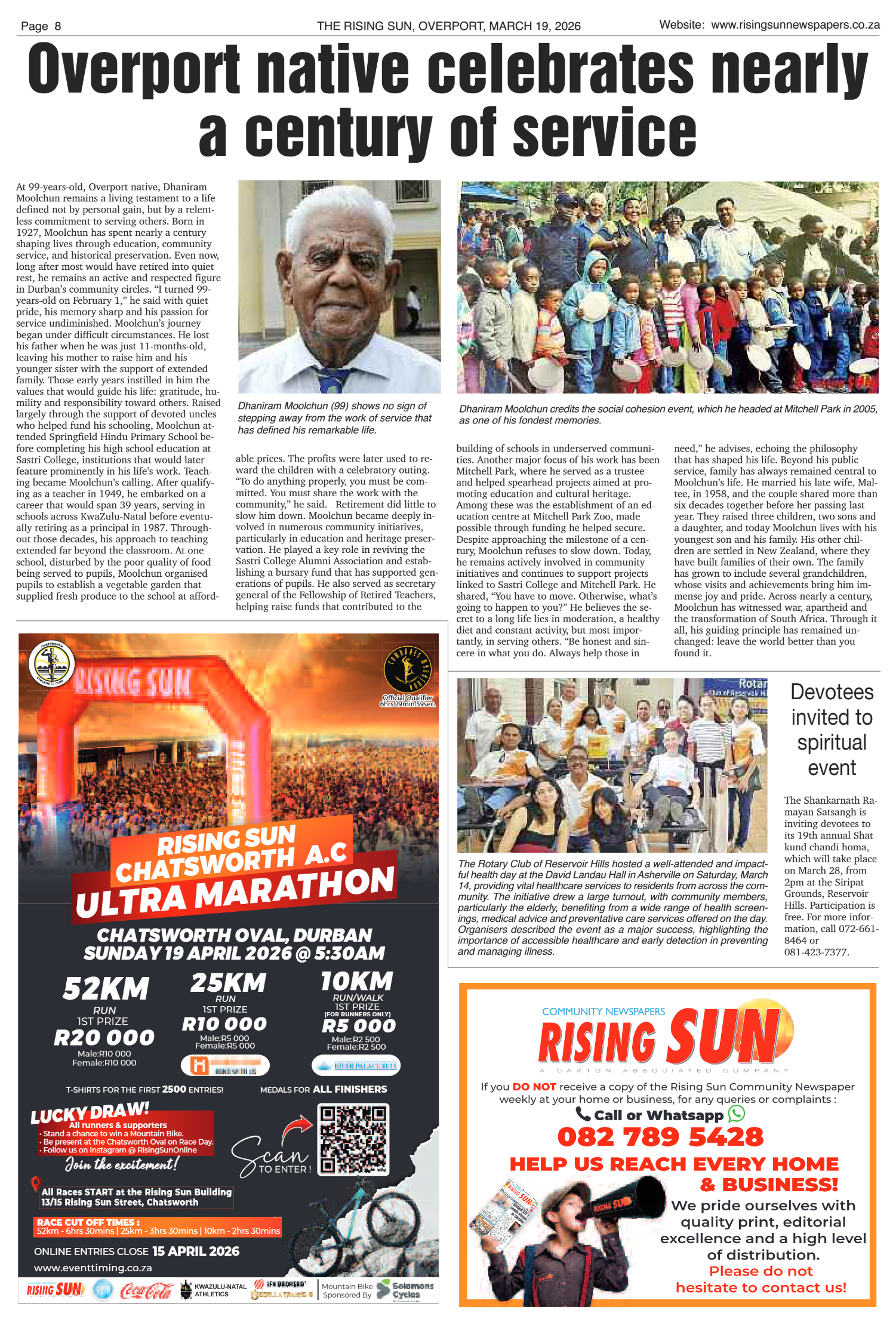 Rising Sun Overport E-Paper, March 19, 2026 page 8