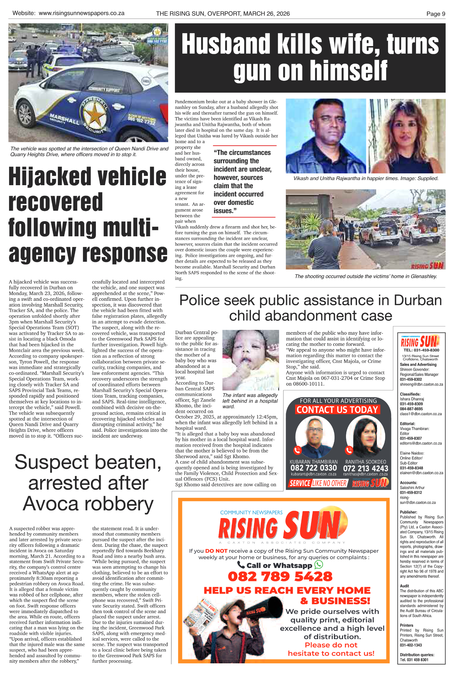 Rising Sun Overport E-Paper, March 26, 2026 page 11