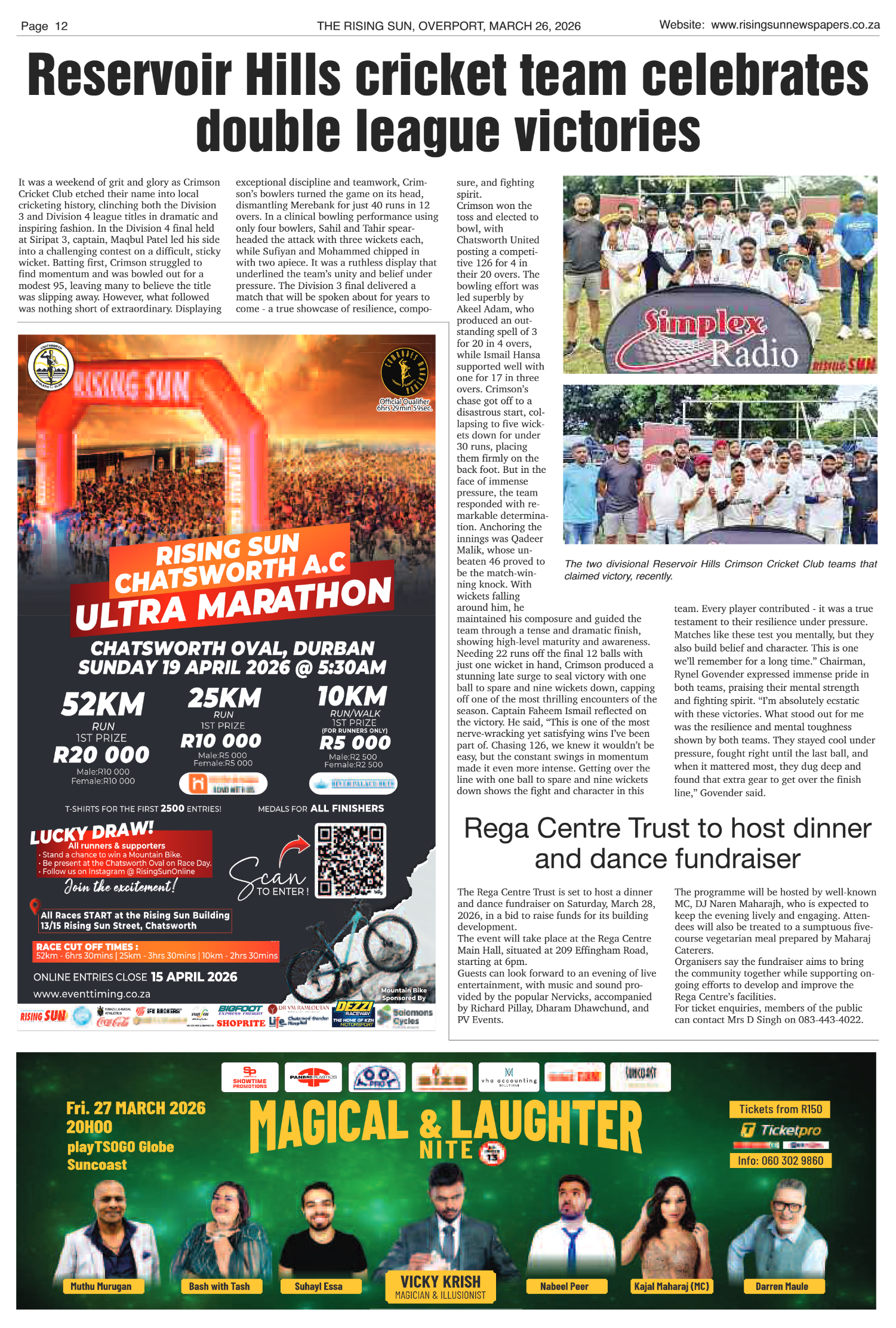 Rising Sun Overport E-Paper, March 26, 2026 page 14