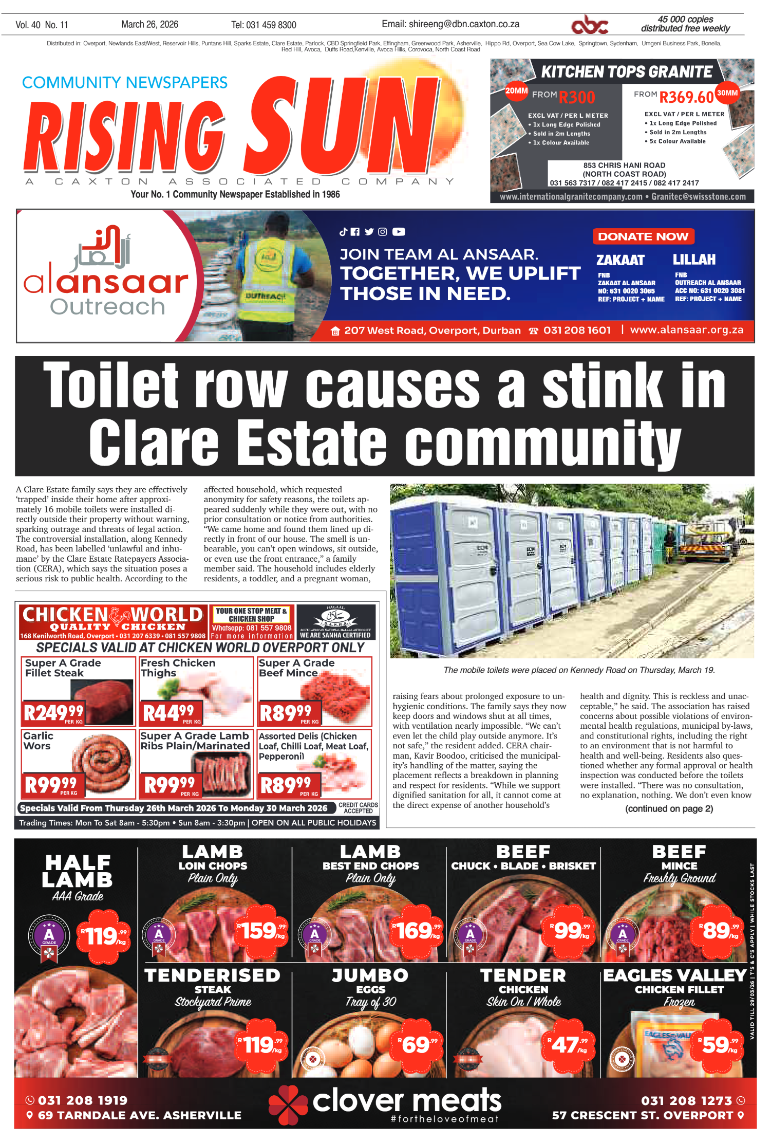 Rising Sun Overport E-Paper, March 26, 2026 page 3