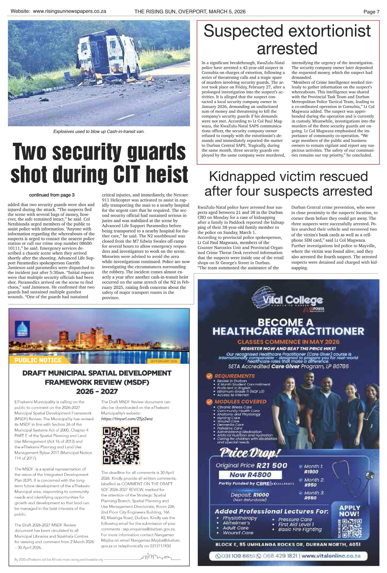 Rising Sun Overport E-Paper, March 5, 2026 page 7