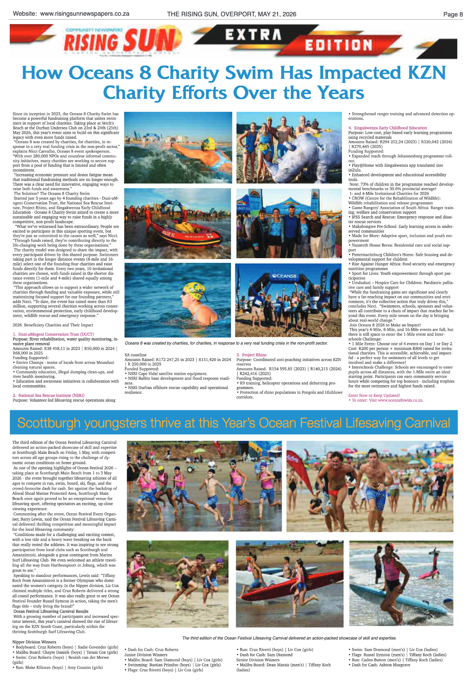 Rising Sun Overport E-Paper, May 21, 2026 page 8