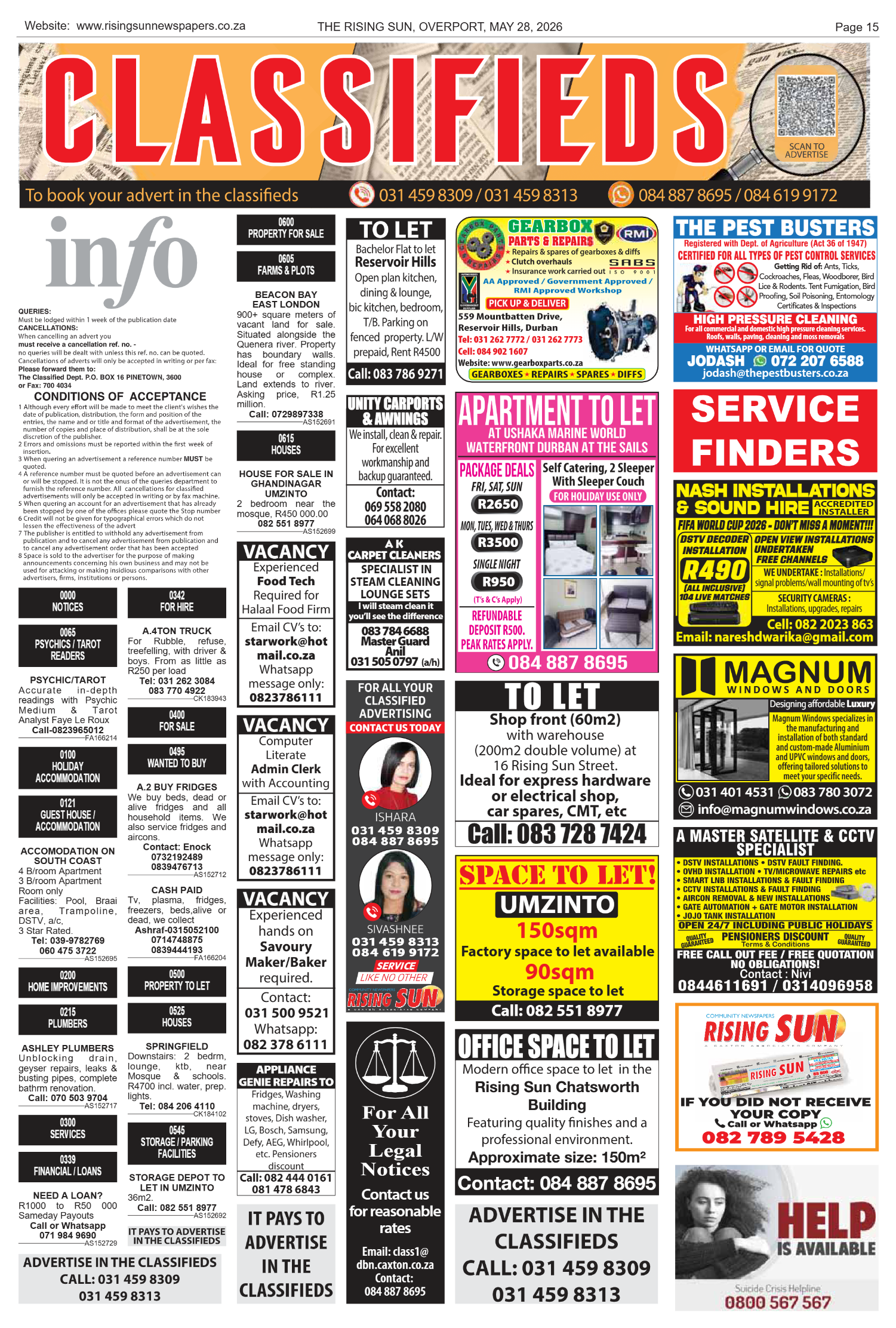 Rising Sun Overport E-Paper, May 28, 2026 page 15