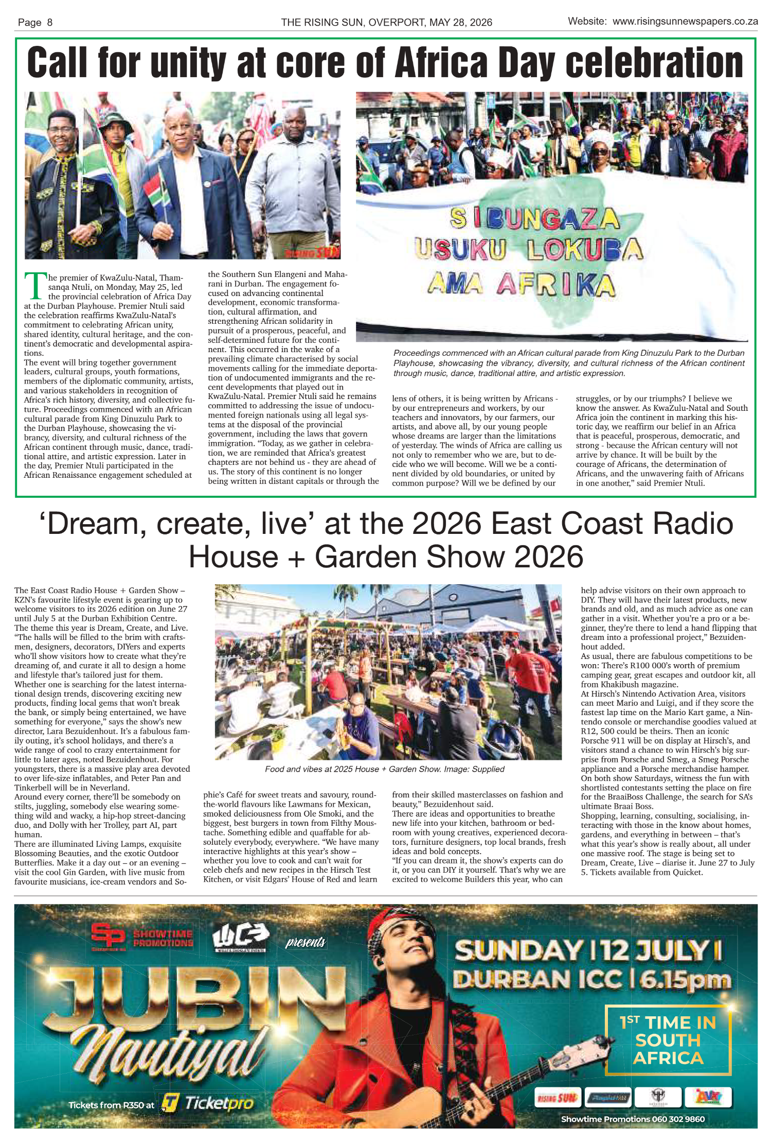 Rising Sun Overport E-Paper, May 28, 2026 page 8