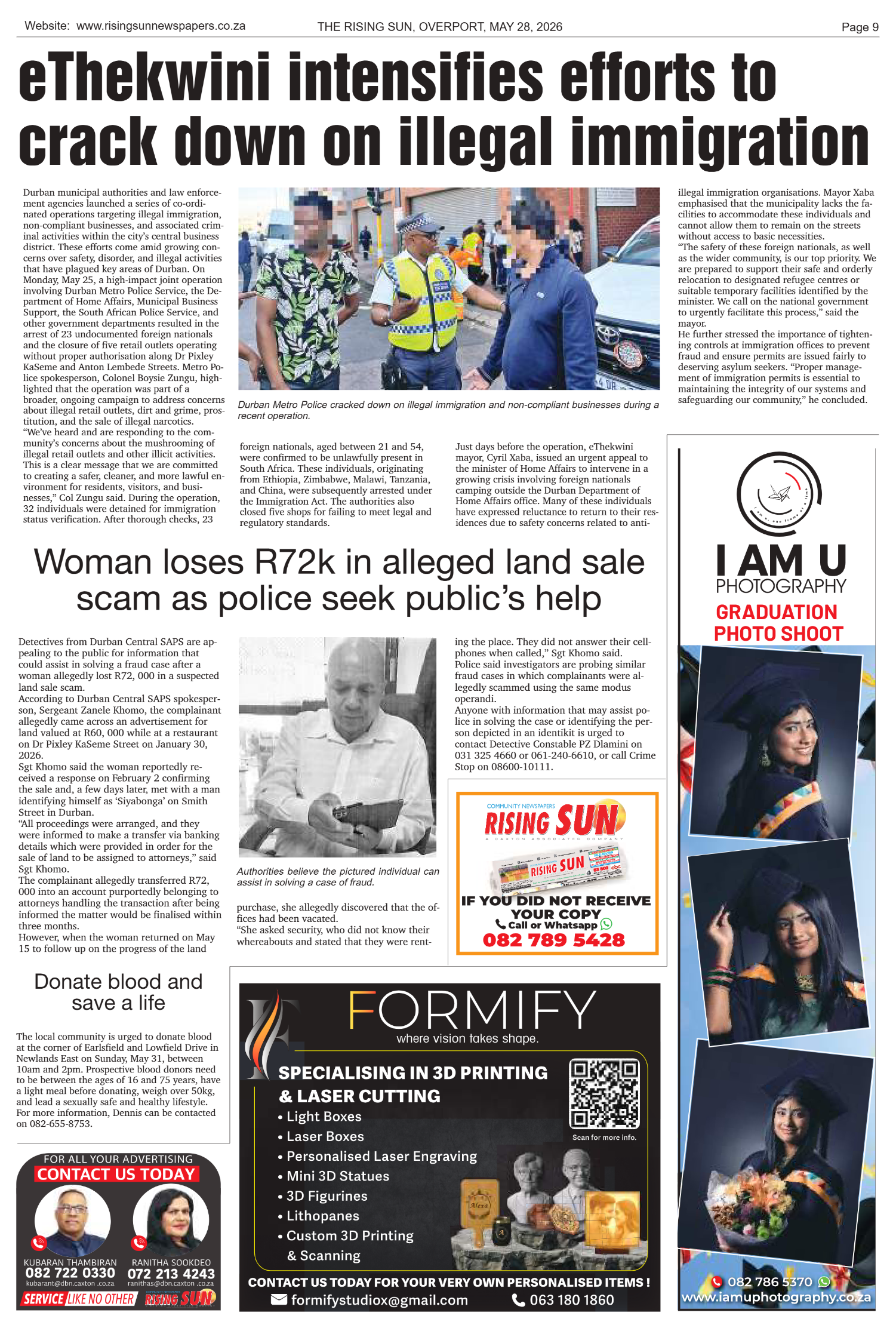Rising Sun Overport E-Paper, May 28, 2026 page 9