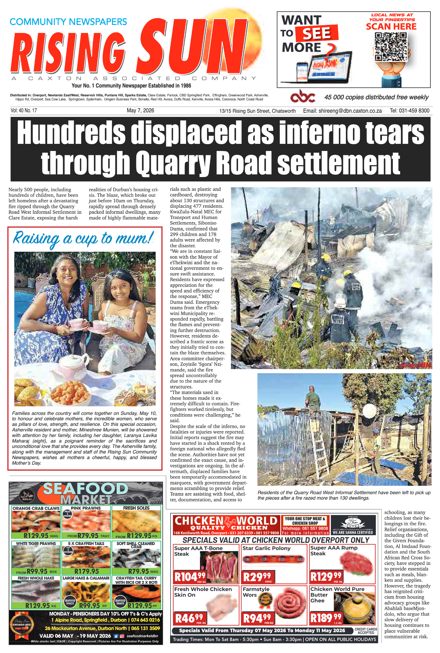 Rising Sun Overport E-Paper, May 7, 2026 page 1