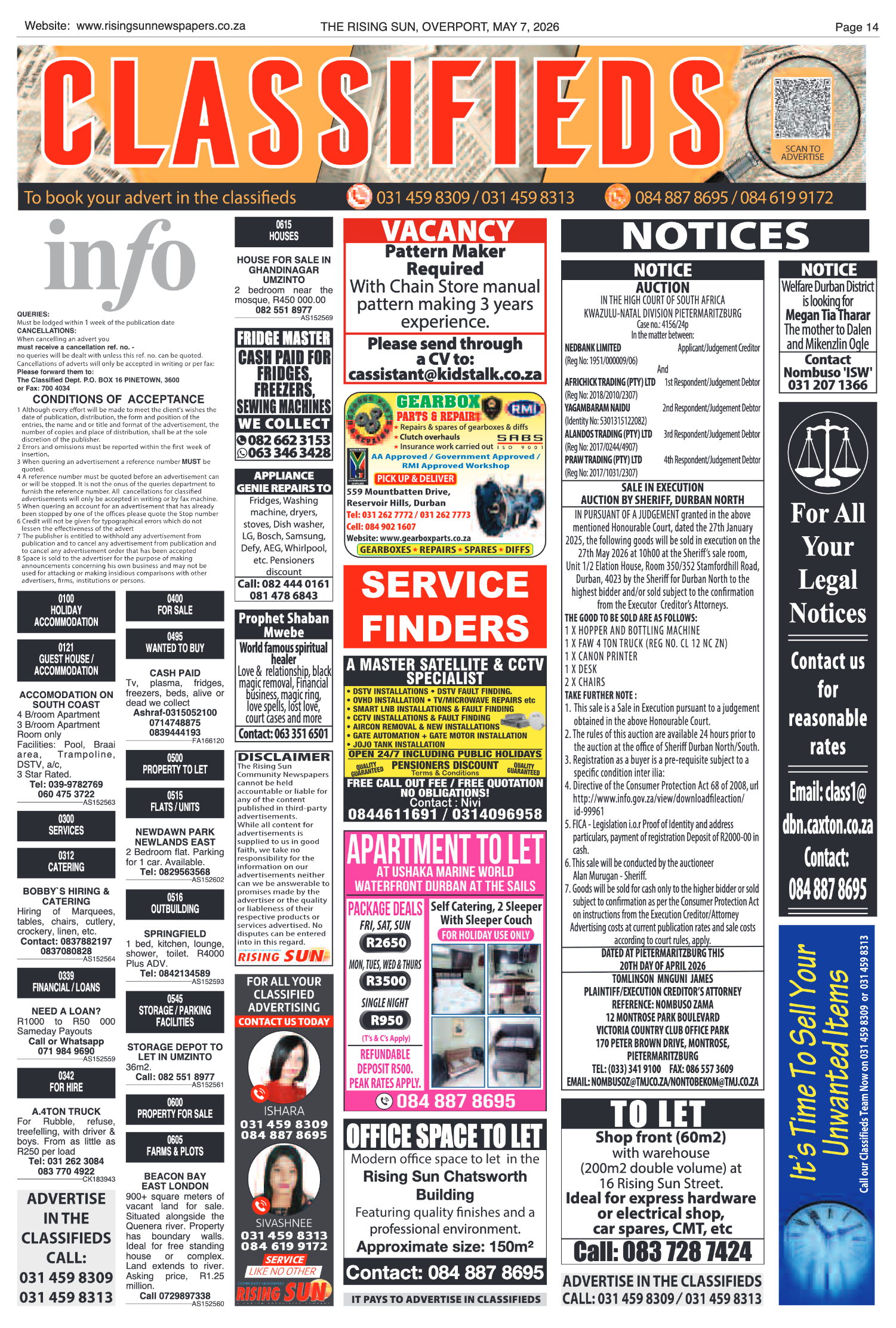Rising Sun Overport E-Paper, May 7, 2026 page 14