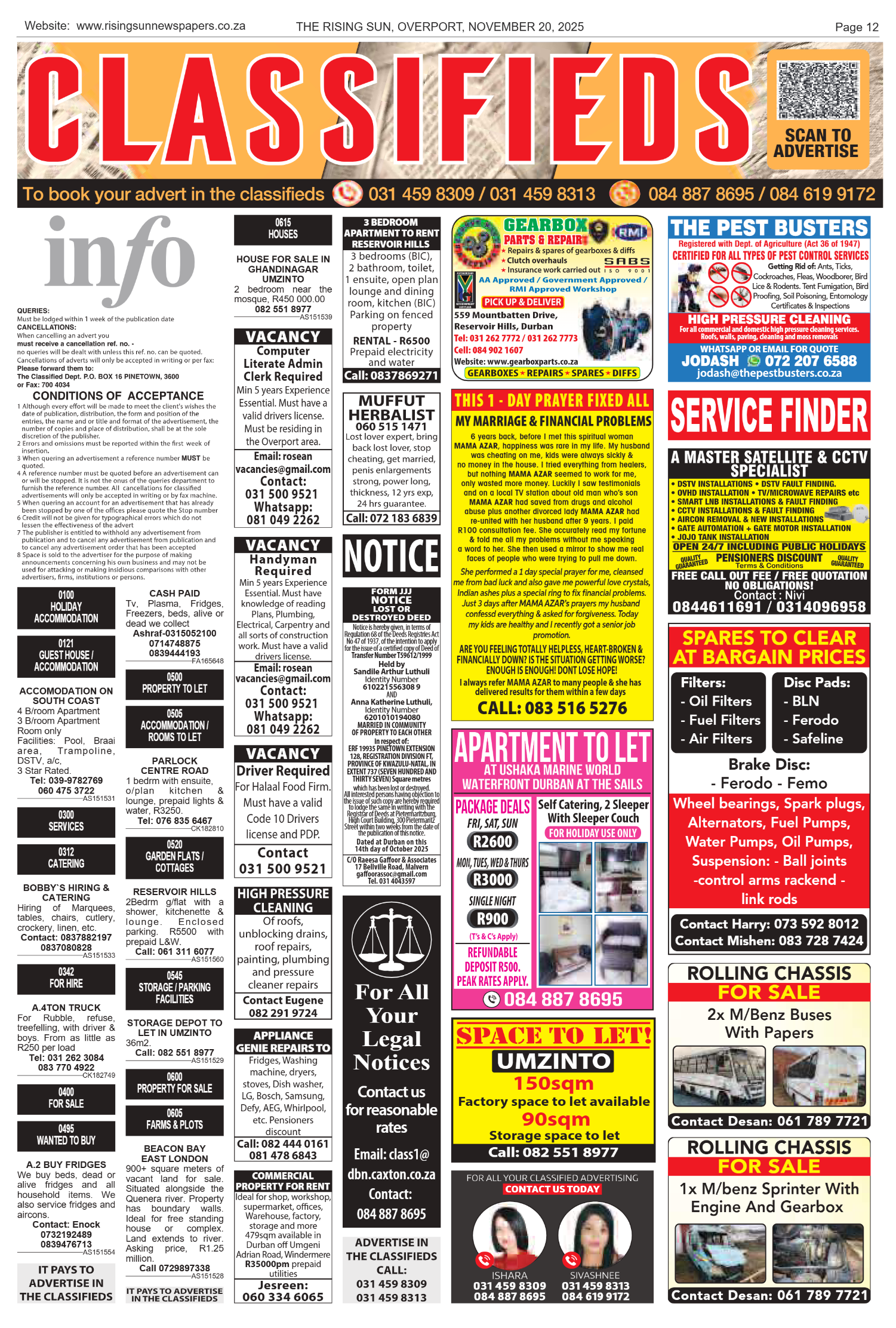 Rising Sun Overport E-Paper, November 20, 2025 page 12