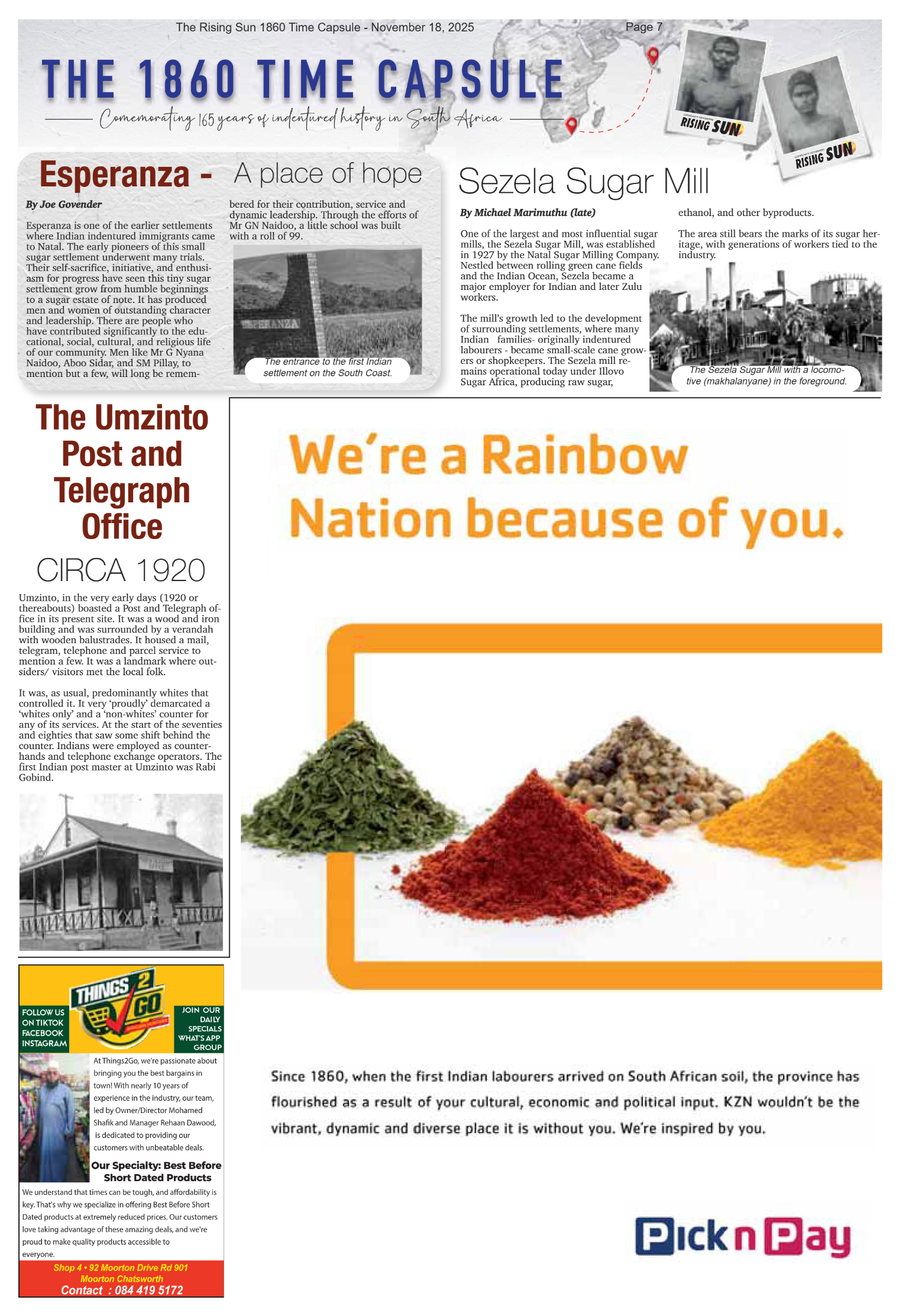 Rising Sun Overport E-Paper, November 20, 2025 page 20