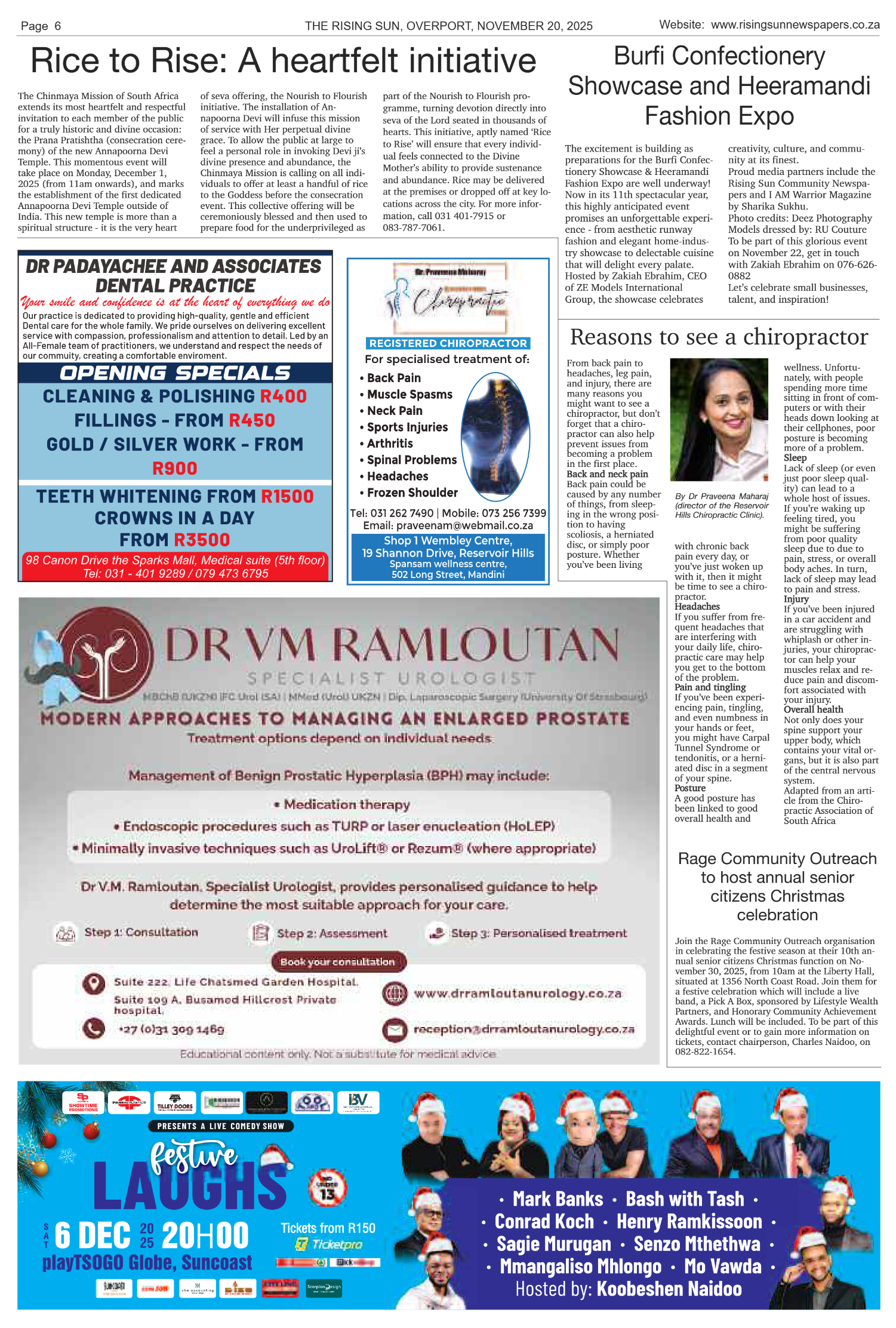Rising Sun Overport E-Paper, November 20, 2025 page 6