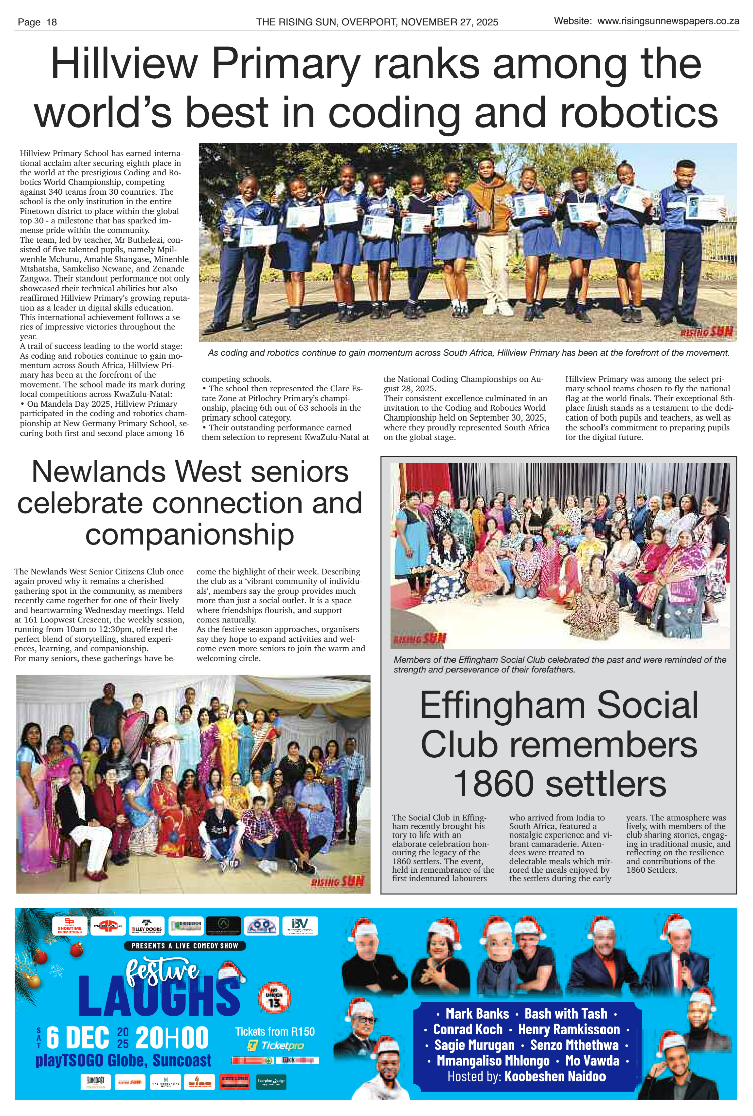 Rising Sun Overport E-Paper, November 27, 2025 page 22