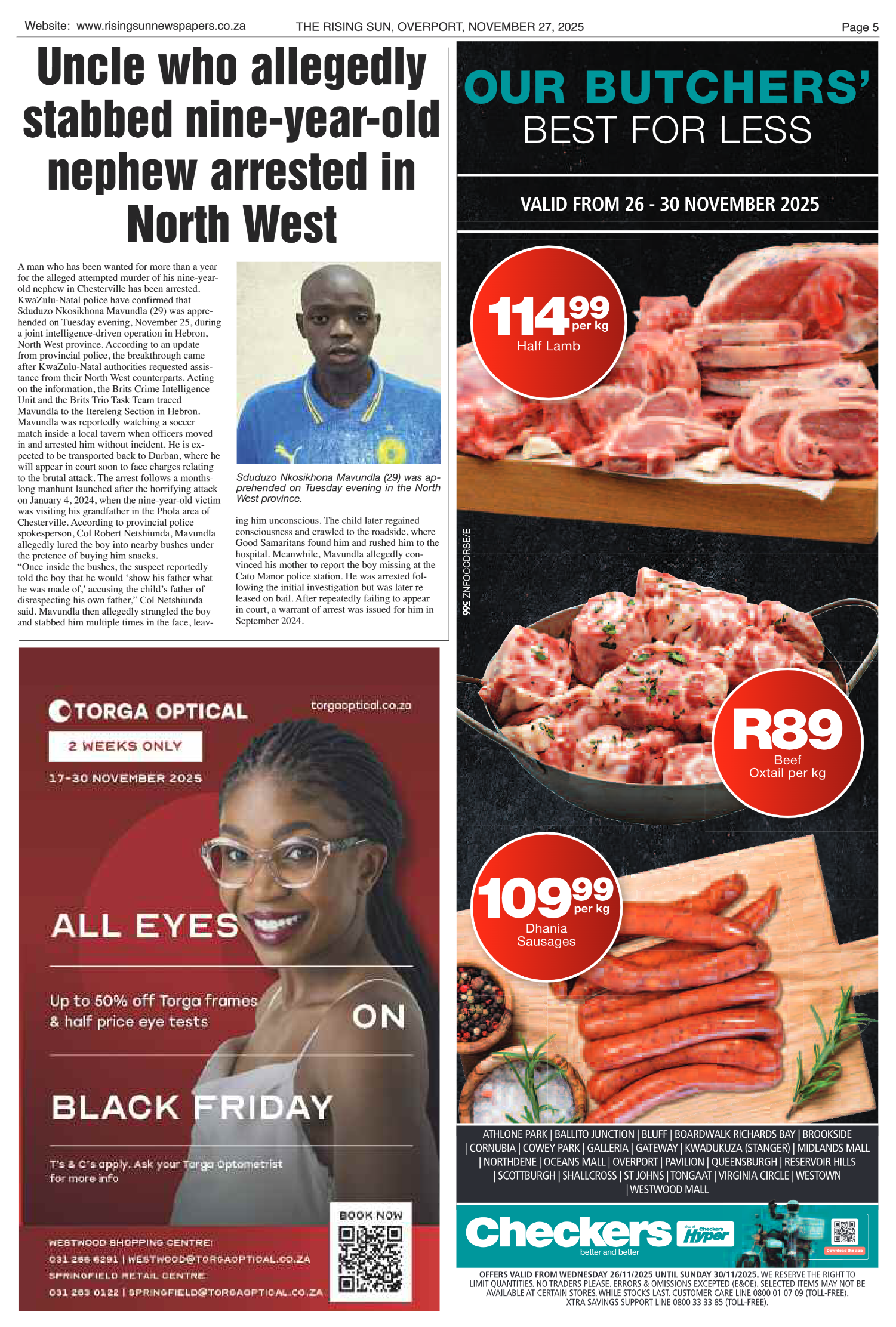 Rising Sun Overport E-Paper, November 27, 2025 page 9