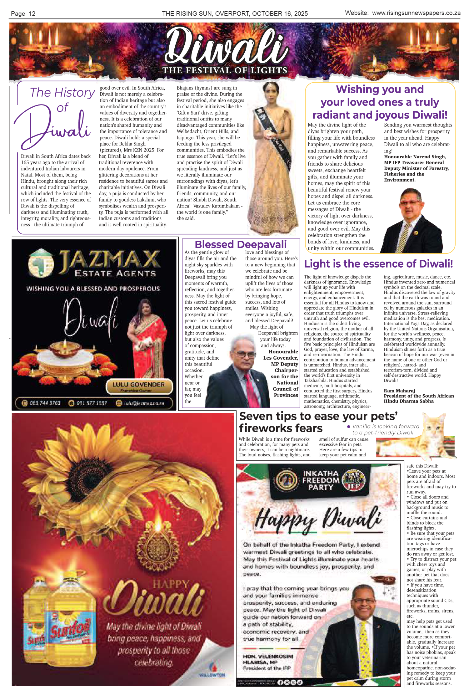 Rising Sun Overport E-Paper, October 16, 2025 page 12