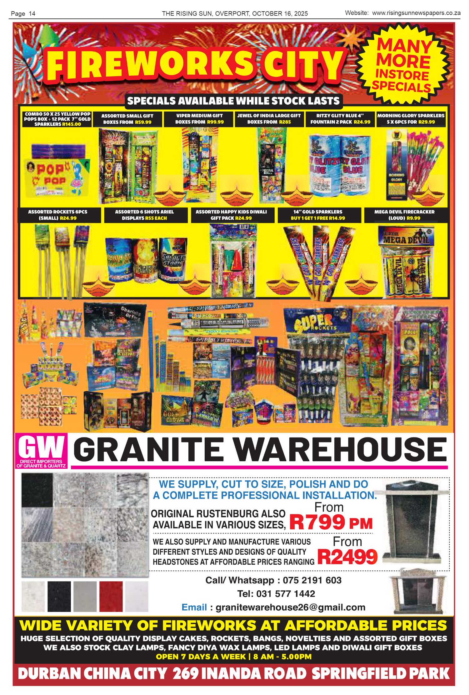 Rising Sun Overport E-Paper, October 16, 2025 page 14