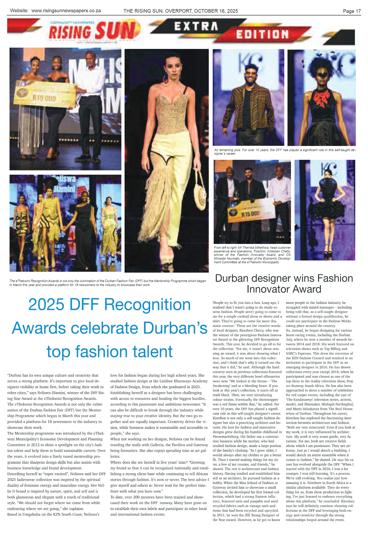 Rising Sun Overport E-Paper, October 16, 2025 page 17