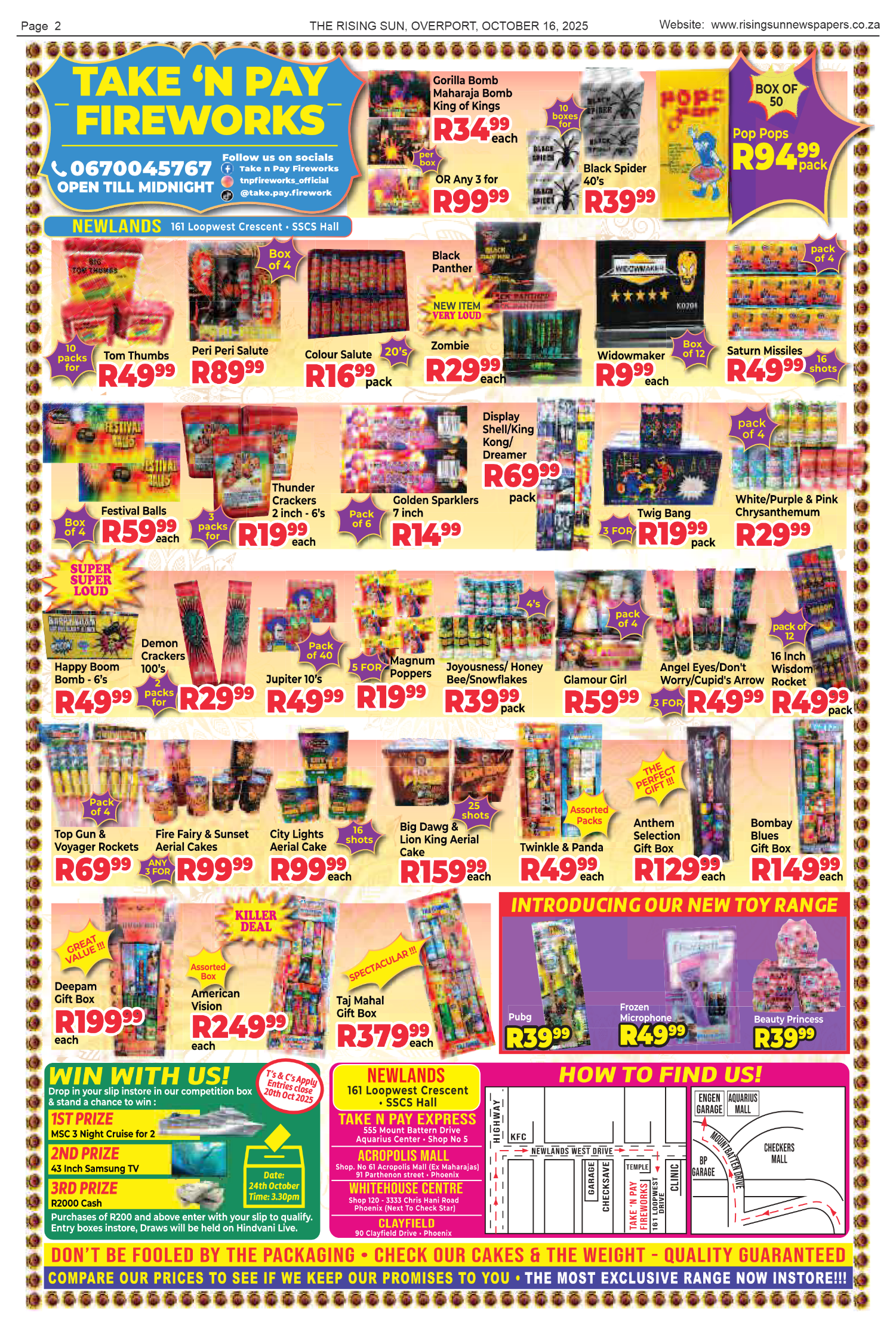 Rising Sun Overport E-Paper, October 16, 2025 page 2