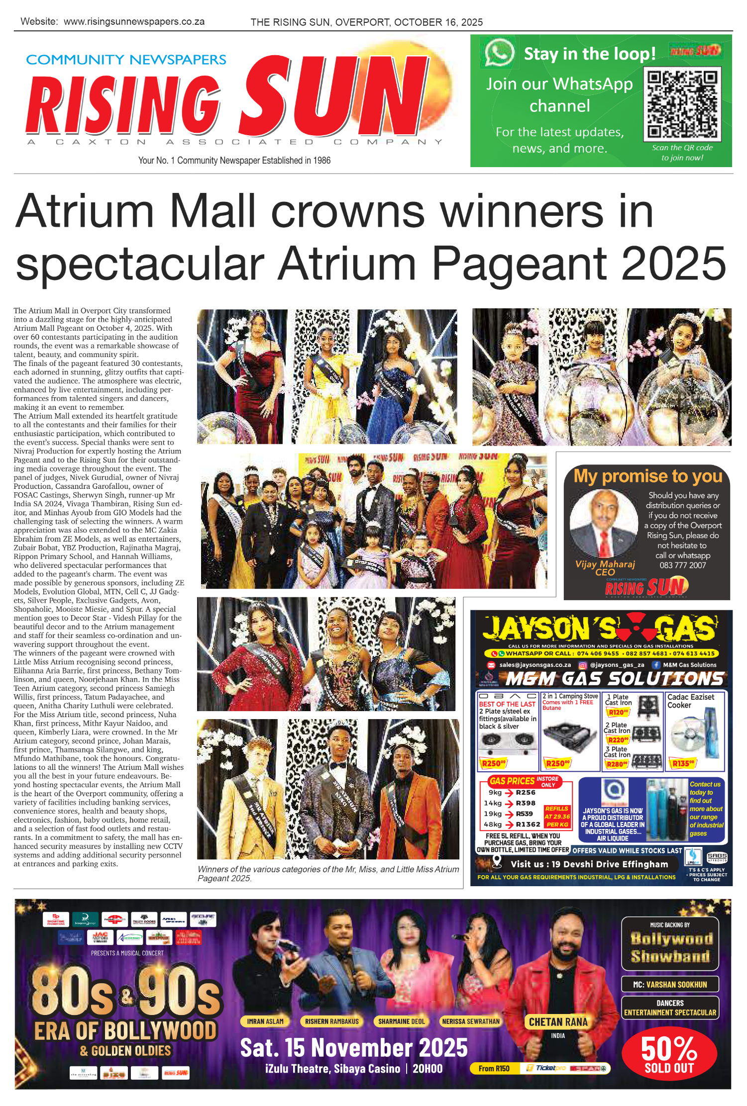 Rising Sun Overport E-Paper, October 16, 2025 page 20