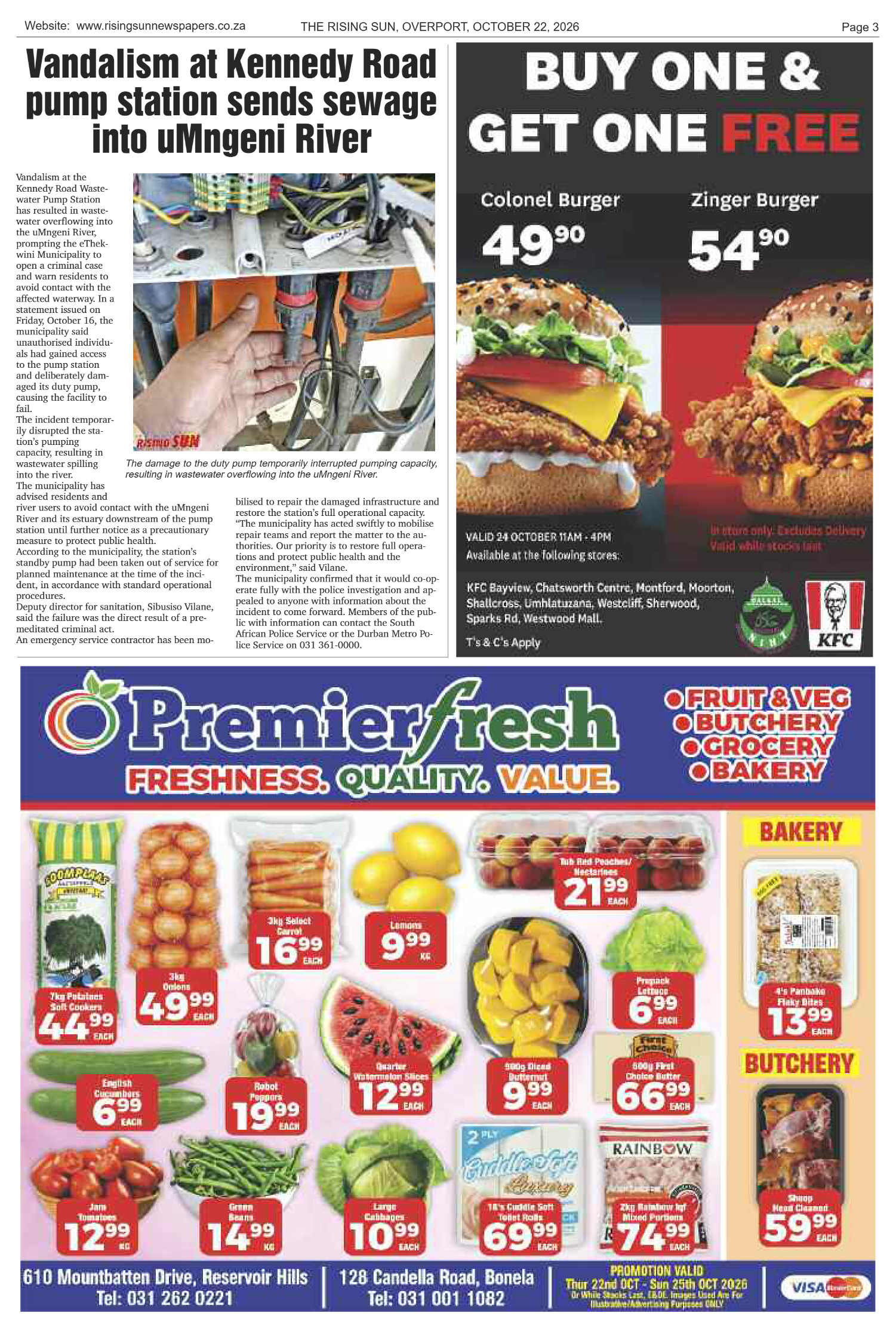 Rising Sun Overport E-Paper, October 22, 2026 | Rising Sun Newspapers